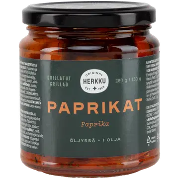 Herkku grillitud paprika 280/180g