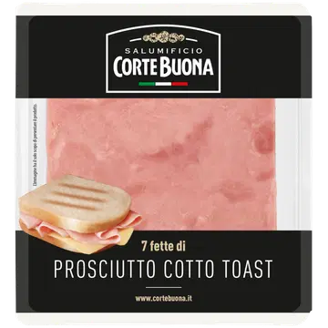 Cortebuona Prosciutto cotto toast 100g