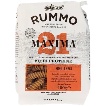 Rummo Maxima fusilli nr 48, ökoloogiline, 400 g