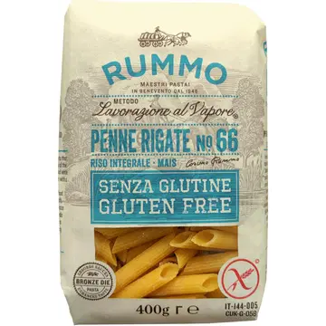 Rummo Penne Rigate # 66 gluteenivaba pasta 400 g