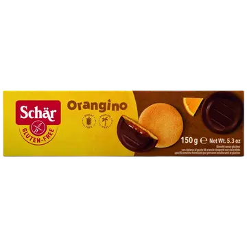 Schär apelsinitäidisega küpsised, gluteenivaba 150g