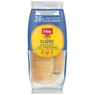 Schär gluteenivaba viilutatud röstsai 300 g