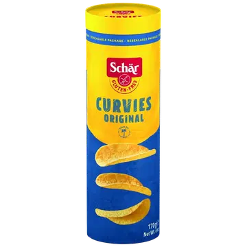 Schär Curvies Original kartulikrõpsud, gluteenivaba 170g