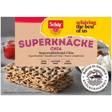 Schär Super gluteenivaba chia näkileib 140g