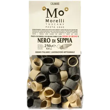 Morelli musta kalmaari tindi ja nisuidu pasta, 250g