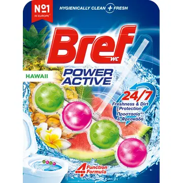 Bref power active wc-värskendaja hawaii 50g