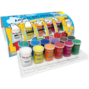Toy color guaššvärvid 12v 25ml + pintsel