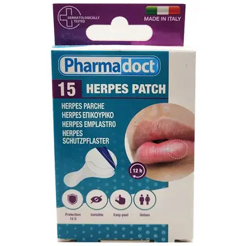 Pharmadoct herpeseplaaster 15tk