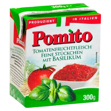 Pomito pomi purustatud tomat&basiilik 300g
