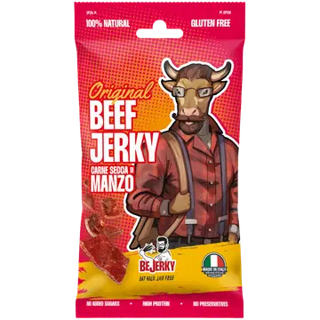 BeJerky Veiseliha vinnutatud snäkk original 25 g