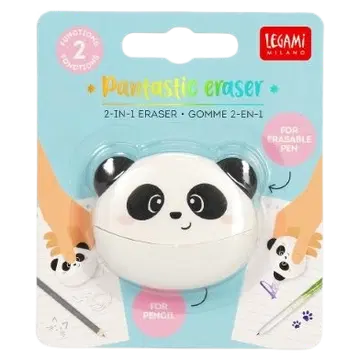 Legami kustutuskumm pantastic panda blisterpakendis