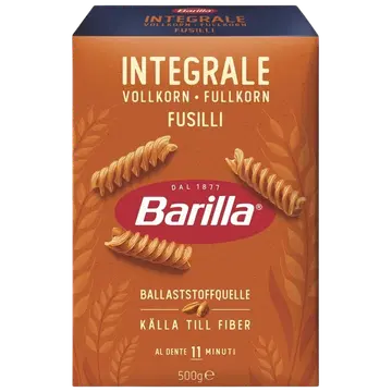 Barilla pasta Fusilli täistera, 500g