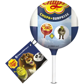 Chupa Chups pulgakommiga üllatusmuna Dreamworks 12g