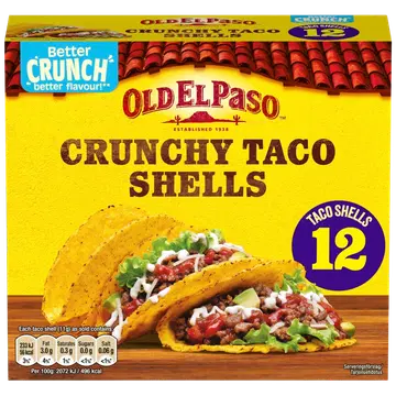 Old el Paso takotaskud, 136 g
