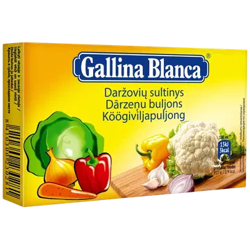 Gallina Blanca köögiviljapuljongikuubik 8*10g