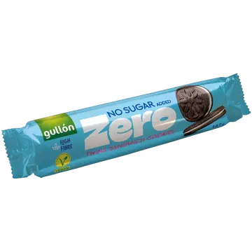 Gullon kakaoküpsised vaniljetäidisega, magusainega, ilma lisatud suhkruta 147g