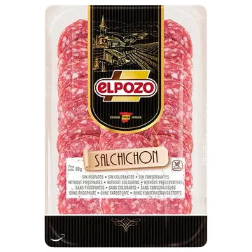 Elpozo Salchichon Extra Salaami All Natural 80G