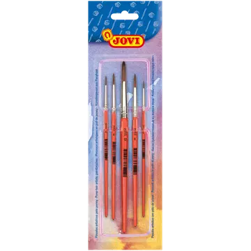 Pintslikomplekt jovi 5tk blistris (0,4,6,8,12), poni, ć¼mar