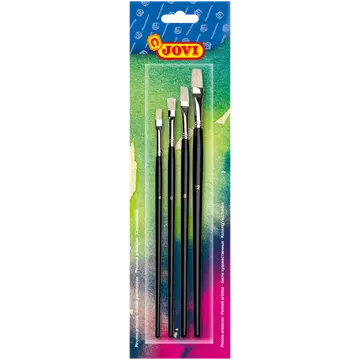 Pintslikomplekt jovi 4 tk blistris (4,6,8,12), lapik