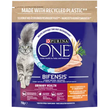 Purina One Urinary Health kana ja nisuga kuivtoit kassile 750 g