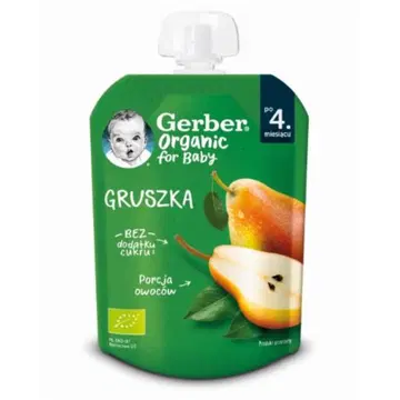 GERBER pirnipüree, orgaaniline, 4k, 80 g