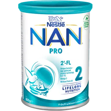 Nestle Nan Pro 2 Piimal põhinev jätkupiimasegu 800 g, alates 6-elukuust