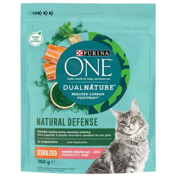Purina One DualN steril.kassile lõhe/spirulina 750g