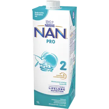 Nestle Nan pro 2 piimapõhine kasutusvalmis võõrutussegu 1L