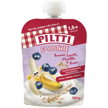 Piltti Smuuti jog-mustika-ban-kaera 150g