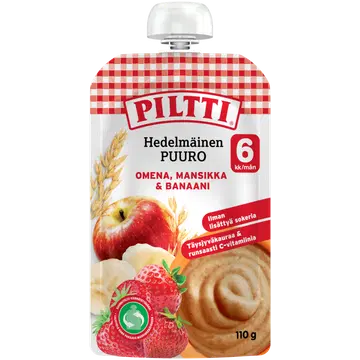 Piltti puder õuna-maasika-banaani 6k110g