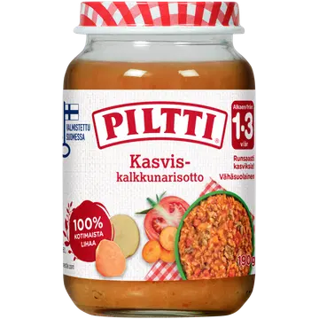 Piltti 190g Köögiv-kalkunirisotto 1-3a