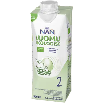 Nestle NAN 2 piimasegu orgaaniline 500ml