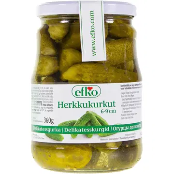 Efko delikatesskurgid 360/670 g