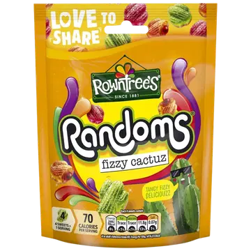 Rowntrees Randoms kummikommid Fizzy Cactus 130g