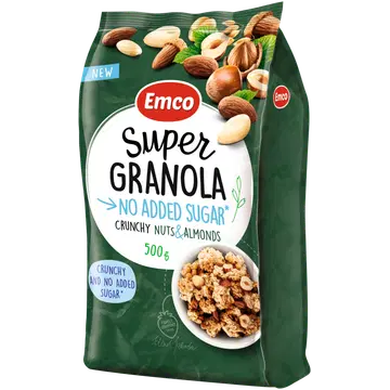 Emco super müsli pähklitega, ilma lisatud suhkruta 500g