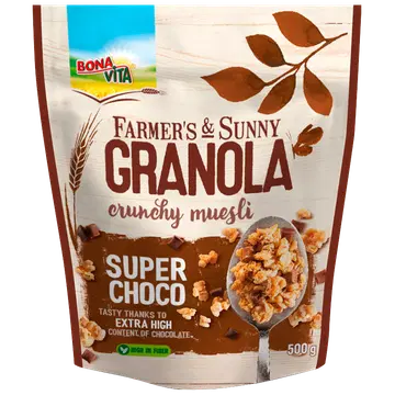 Bona vita bonavita granola müsli šokolaadiga 500g