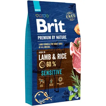 Brit Premium by Nature Sensitive koeratoit lambaliha ja riisiga 8kg