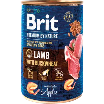 Brit PbN koerteeine lamba ja tatraga 400g