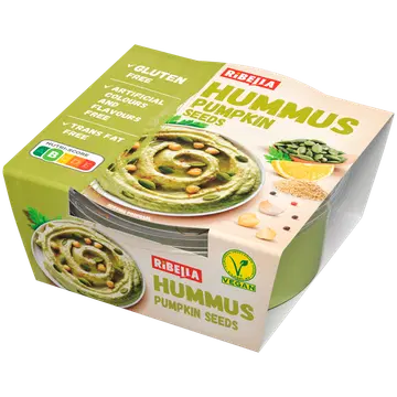 Ribella Kikerhernehummus kõrvitsaseemnetega 200g
