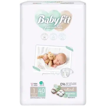 BABYFIT 40tk NEWBORN mähkmed lastele