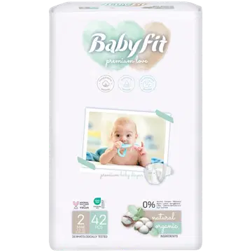 BABYFIT 42tk mini teipmähkmed lastele nr 2
