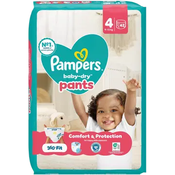 PAMPERS BD püksmähkmed 4 9-15KG 42tk