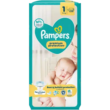 PAMPERS NEW BABY teipmähkm 1 2-5kg 44tk