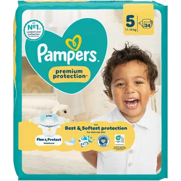 PAMPERS PREM teipmähkmed 5 11-16KG 34tk