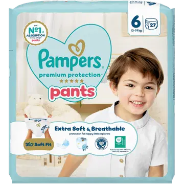PAMPERS PREM püksmähkmed 6 13-19KG 27tk