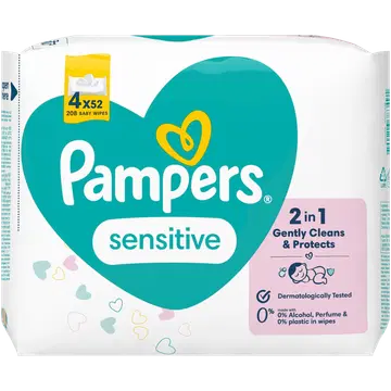Pampers Sensitive niisked salvrätikud 208 tk