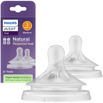 Avent Natural 3.0 pudelilutt, alates 1-elukuust, 2 tk