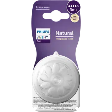 Avent Natural 3.0 pudelilutt, alates 3-elukuust, 2 tk