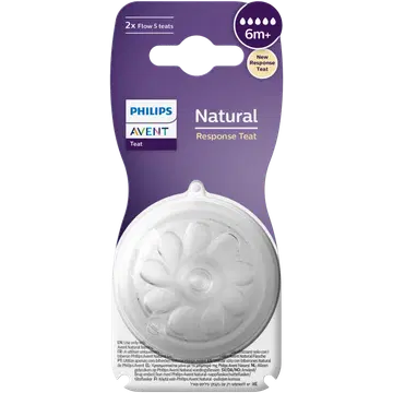 Avent Natural 3.0 pudelilutt, alates 6-elukuust, 2 tk