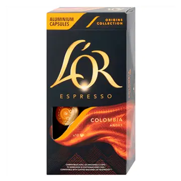 L'OR kohvikapslid Colombia, 10 x 52g